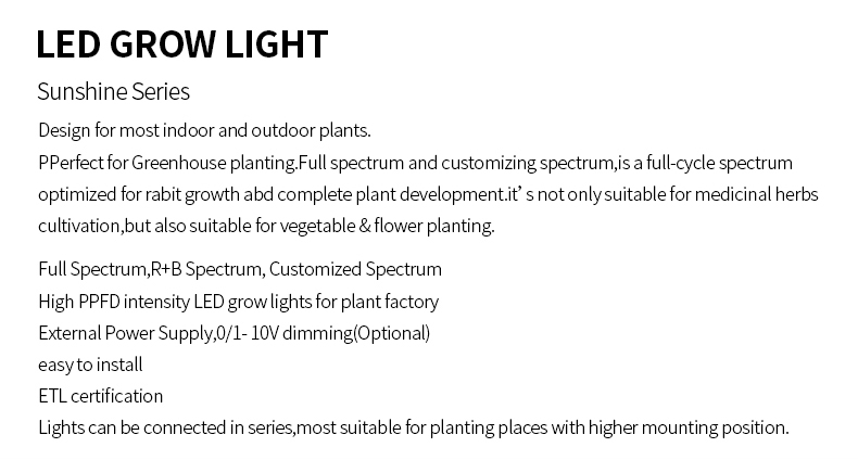 full spectrum led grow light