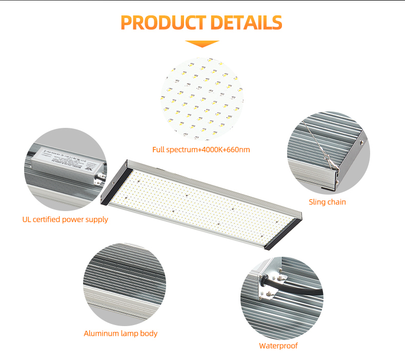 QB board 240W grow light