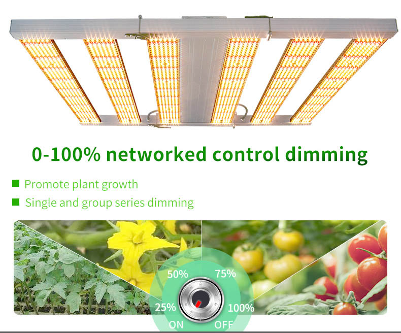 Hydroponics led grow light bar