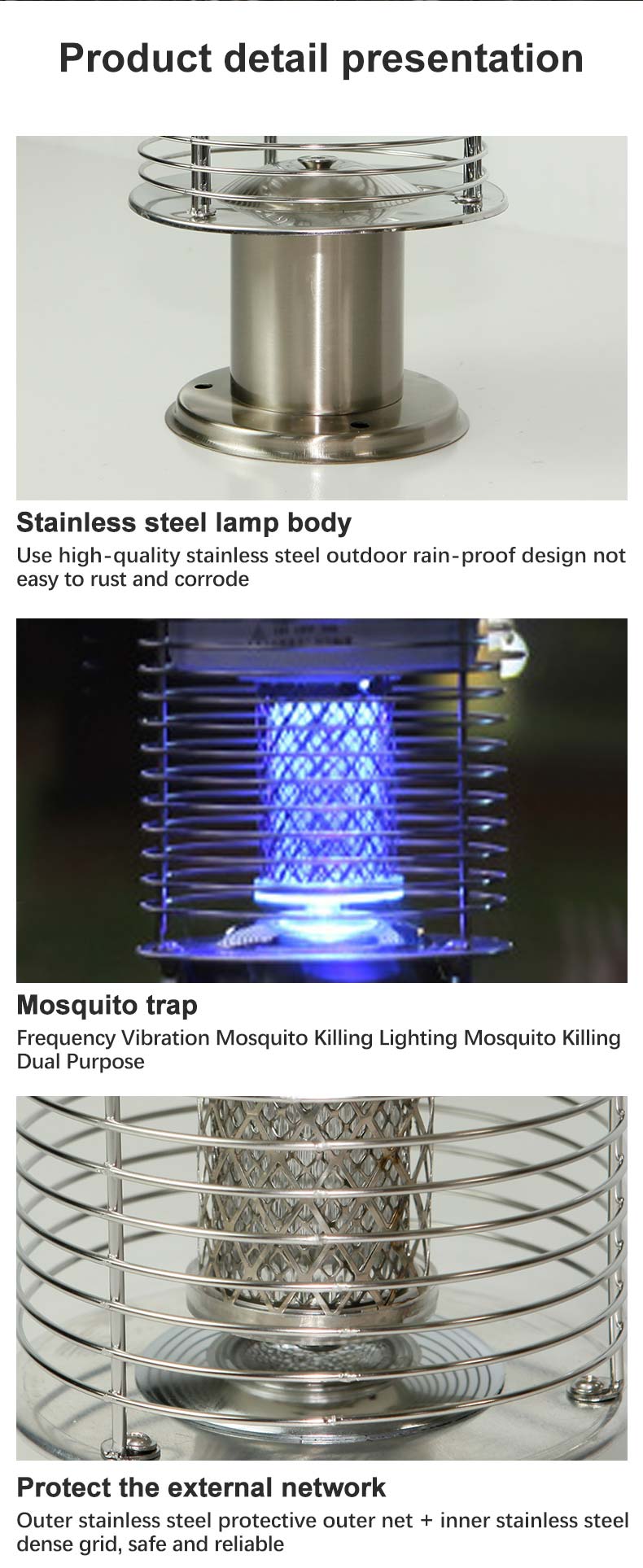 solar mosquito killer lamp