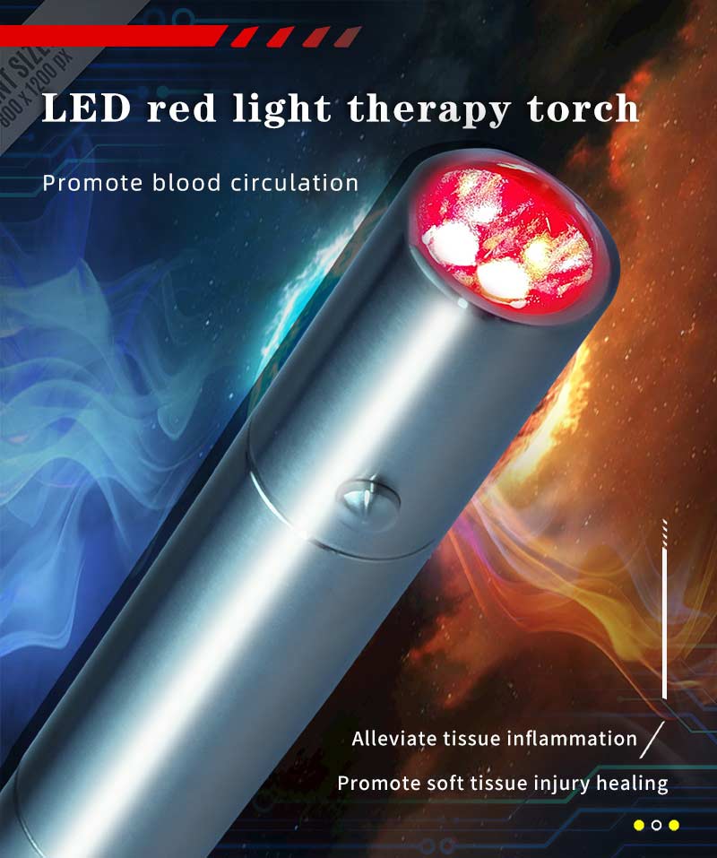 Portable LED Infrared Red Light Therapy Light torch