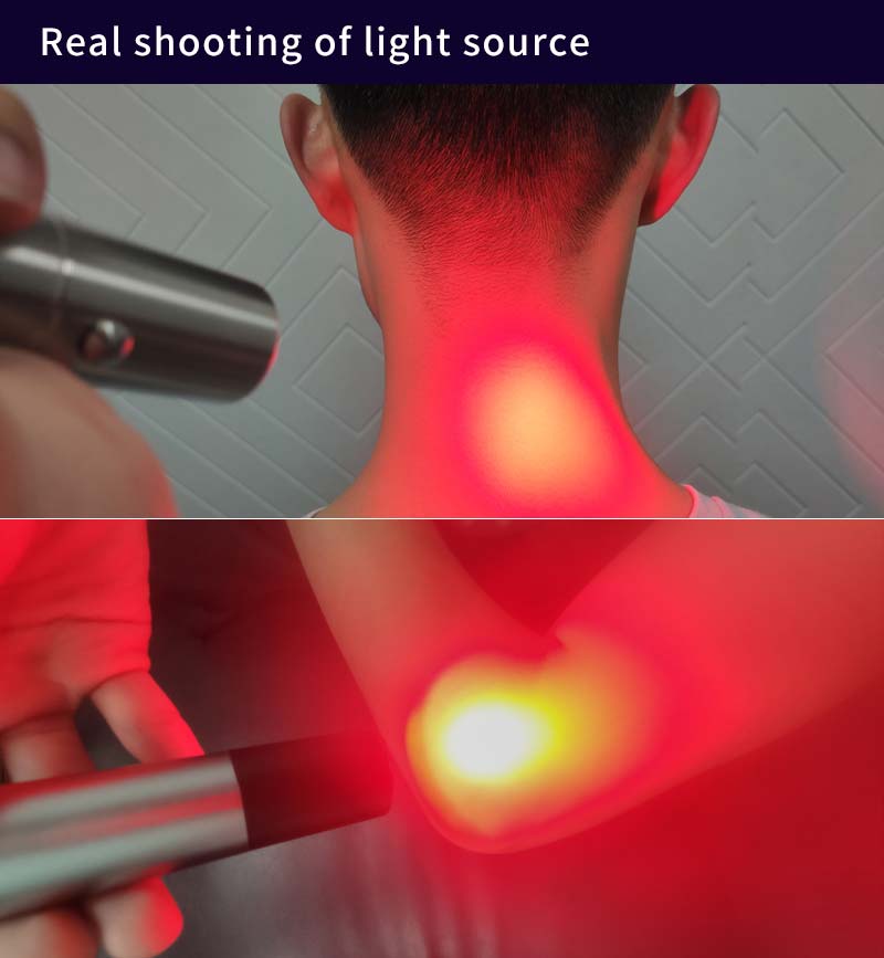 Portable LED Infrared Red Light Therapy Light torch